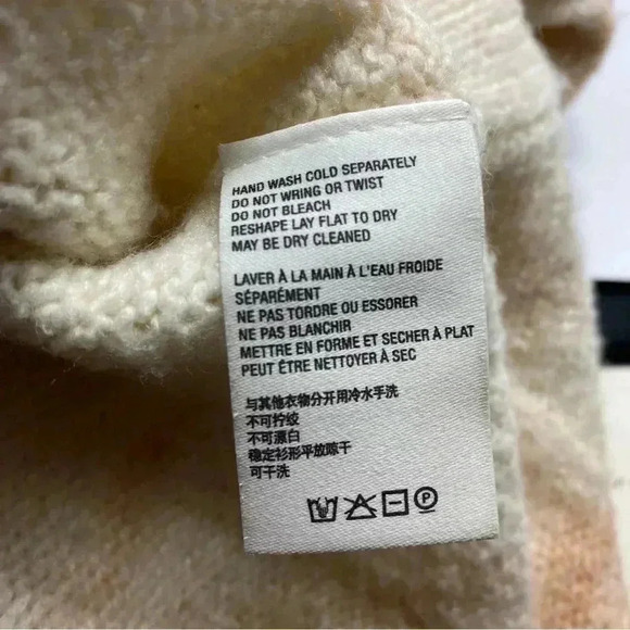 Anthropologie Maggie Bell Sleeve Tie Dye V Neck Pullover Sweater Size XS - Picture 3 of 5